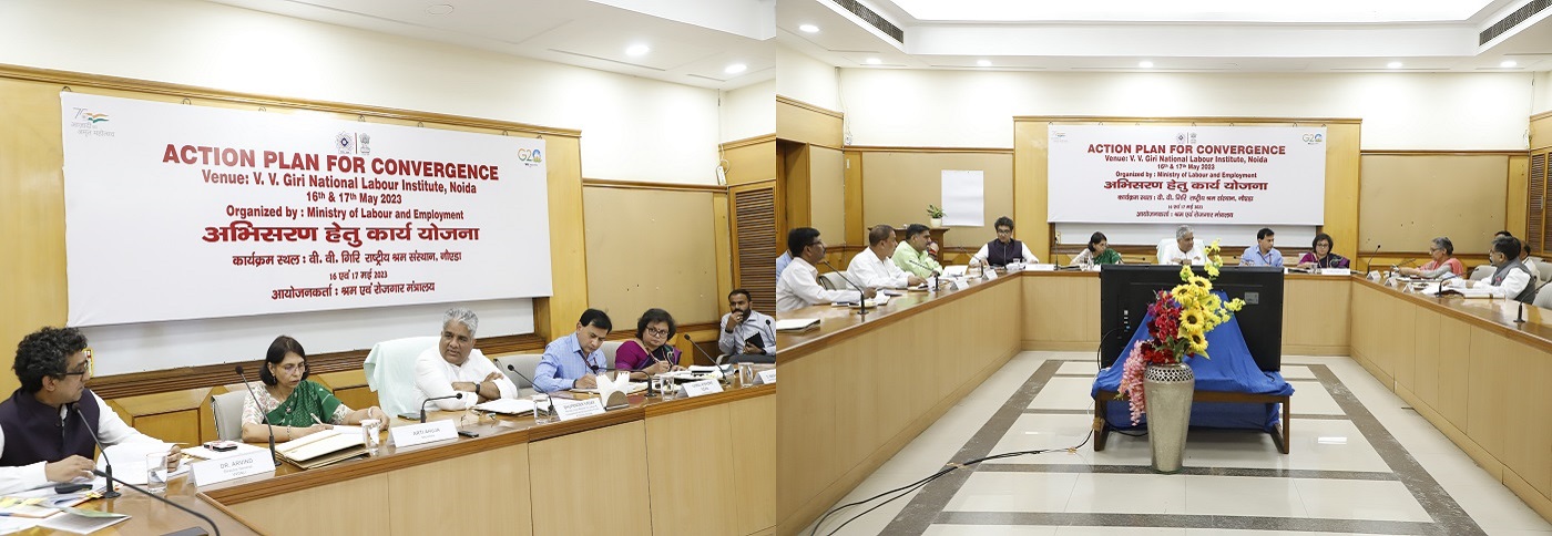 The Meeting of the General Council of the V.V. Giri National Labour Institute was held under the Chairpersonship of Shri Bhupender Yadav, Hon’ble Union Minister for Labour & Employment and Environment, Forest and Climate Change and President of the Genera