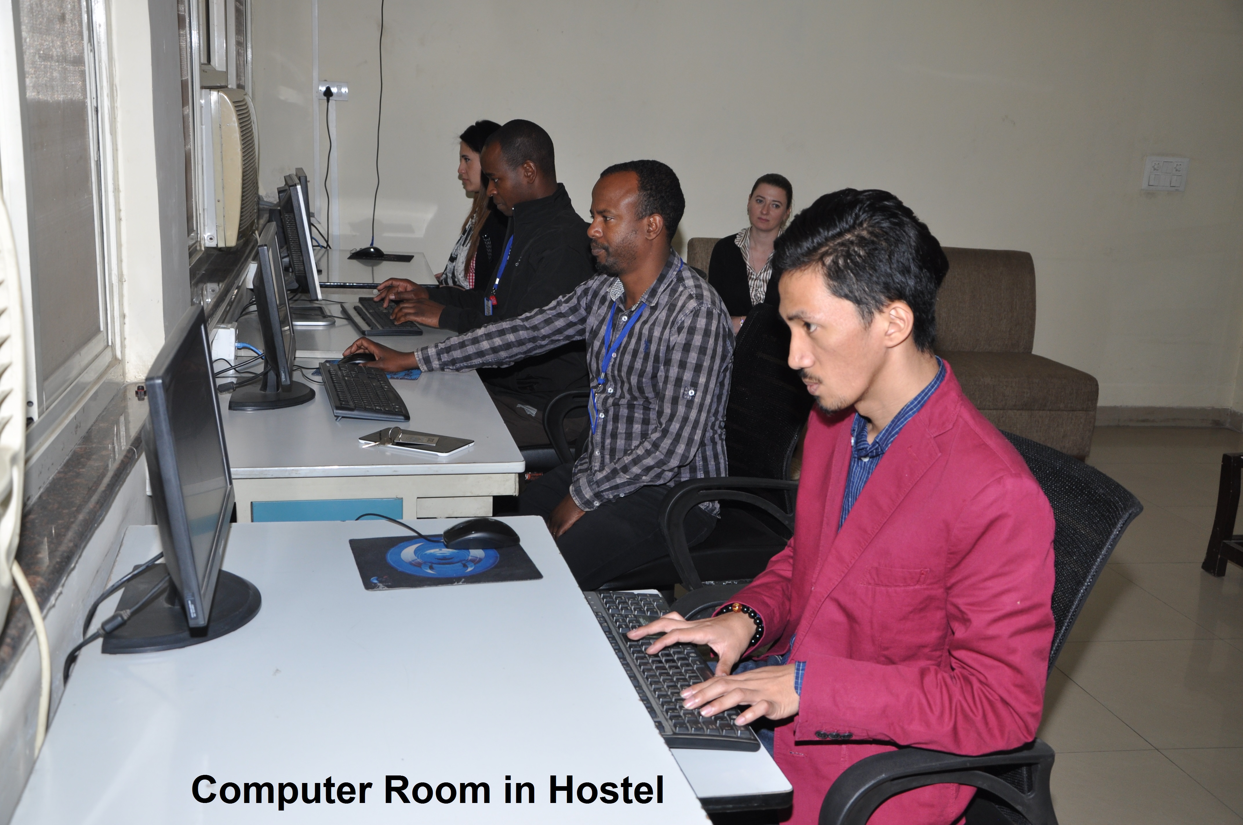 Computer Room in Hostel